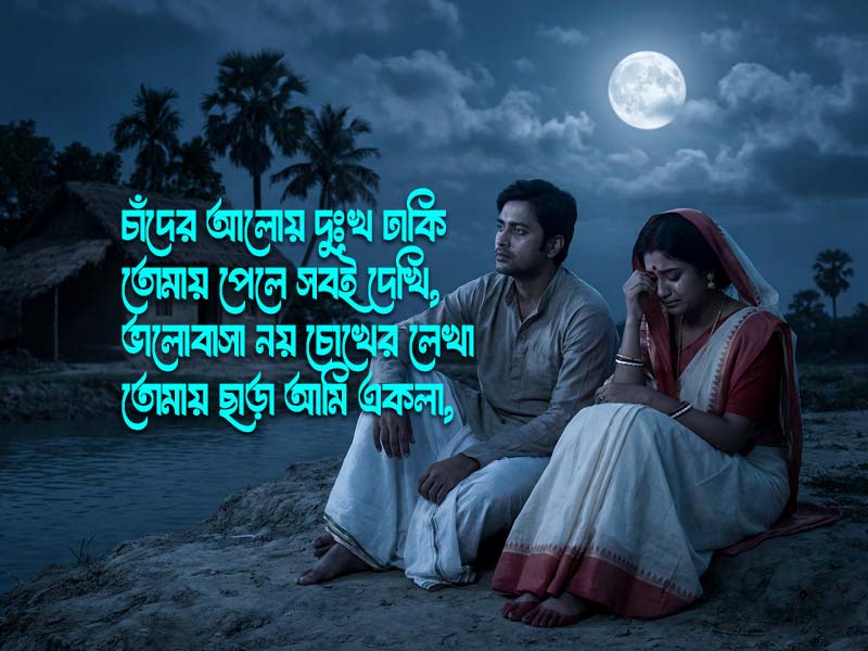 চাঁদ নিয়ে ভালোবাসার ছন্দ