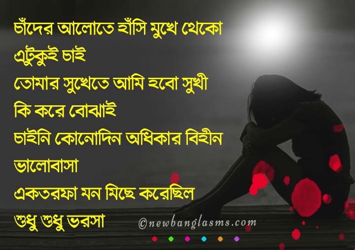 Sad Bengali Dukher Shayari For Fb DP Whasapp Instagram