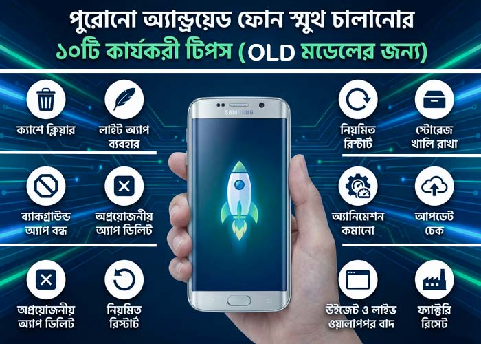 10 effective tips to make older Android phones run smoothly in bengali